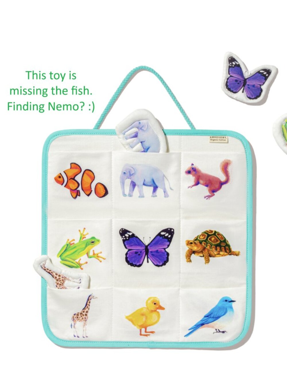 LOVEVERY Quilted Critter Pockets (Realist Kit 19-21 months) - replacement parts?
